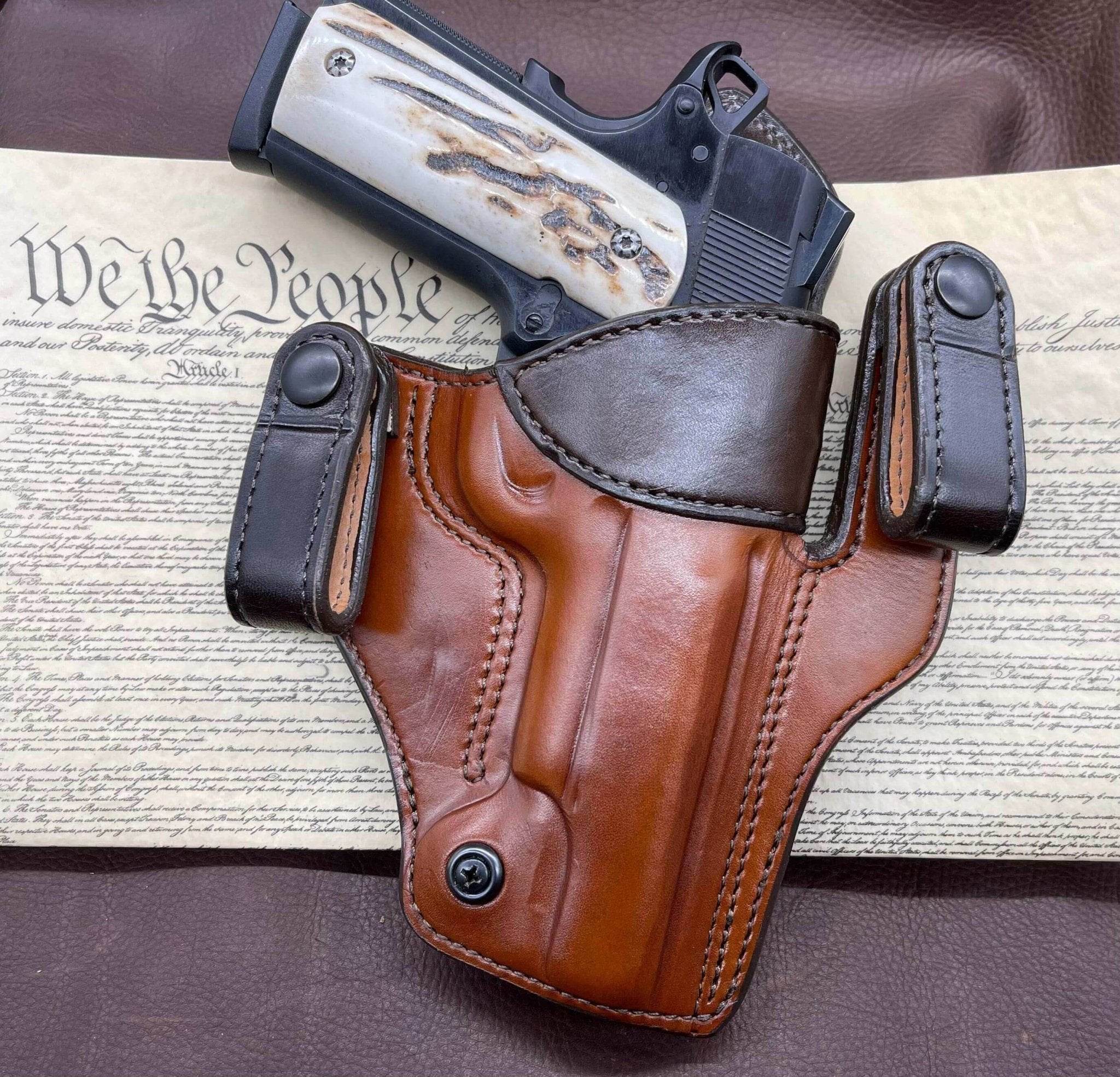 Inside the Waistband (IWB) Holsters - Busted B Leather