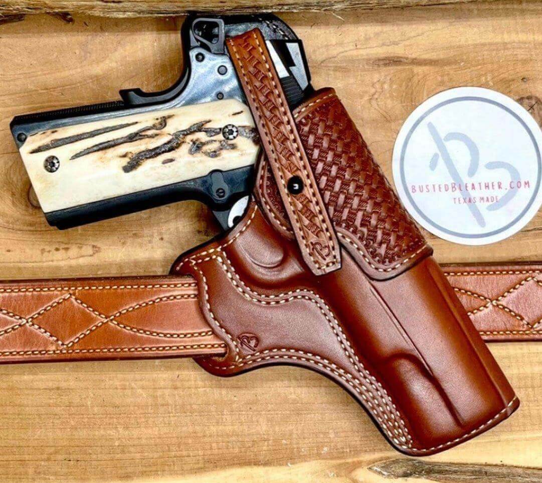 Outlaw Cross Draw Holsters - Busted B Leather