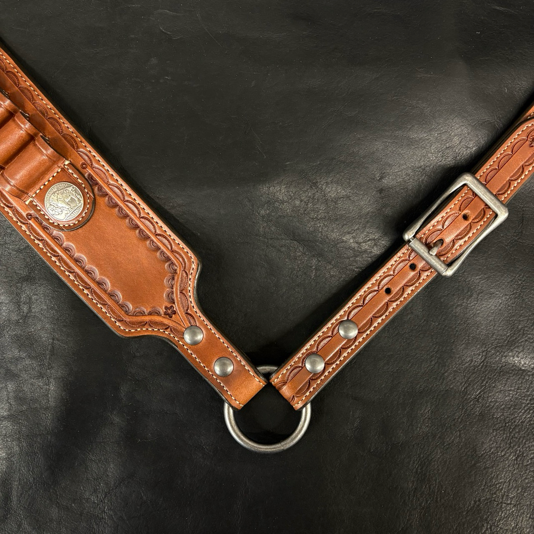 *In Stock* Guide Gun Rifle Sling Hand Tooled Border (Various Colors/Calibers)