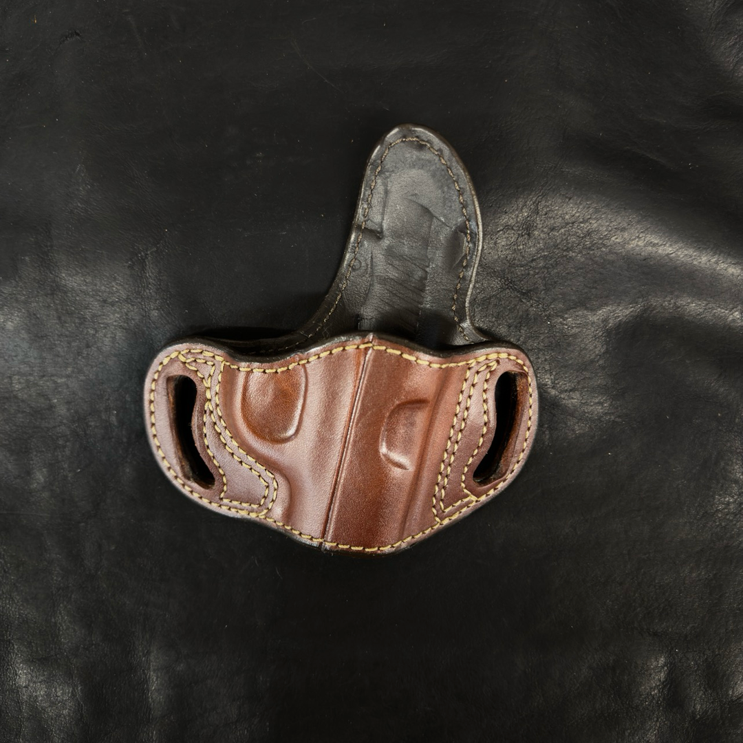*In Stock* RH Belt Slide Holster Saddle Oil Finish Kimber Micro 9
