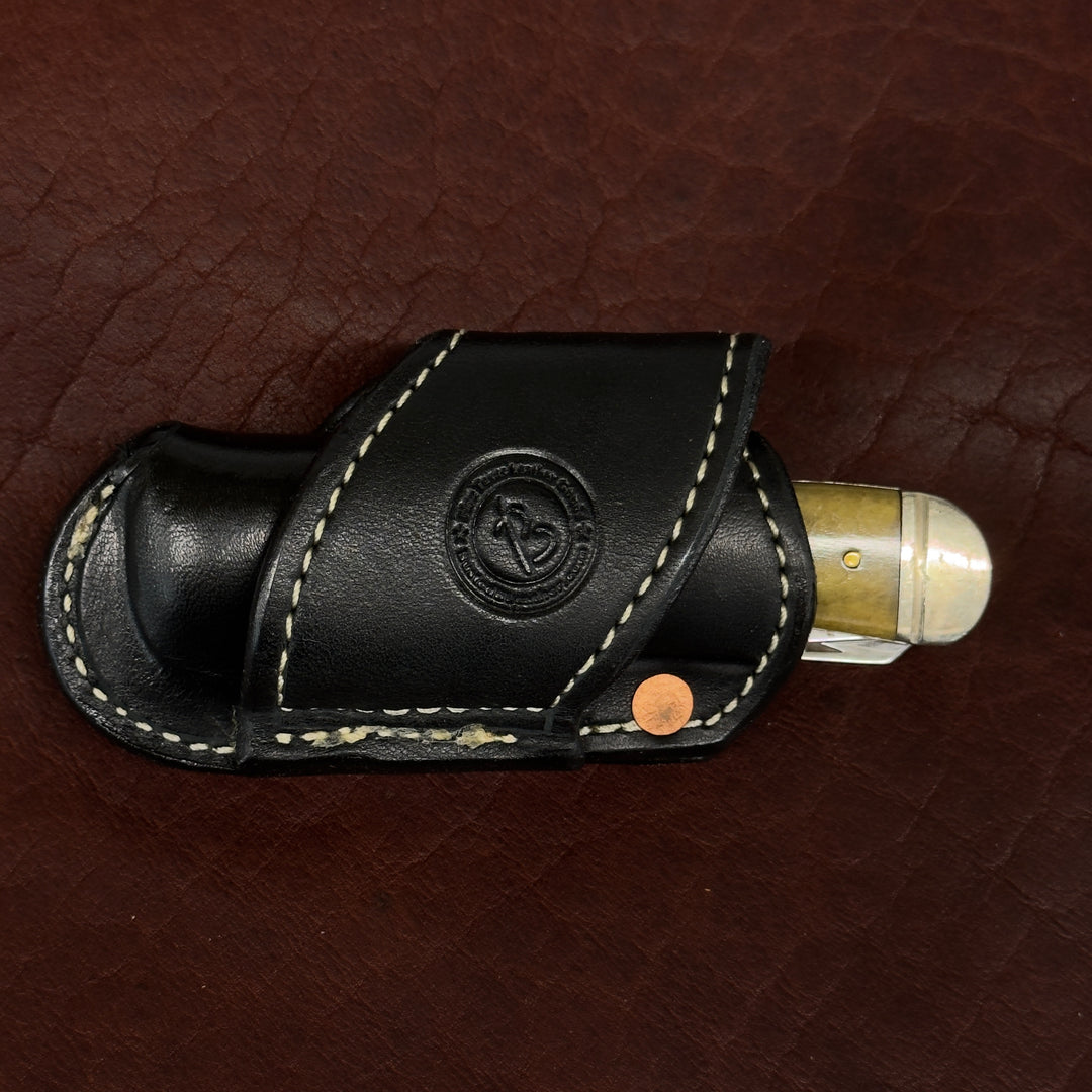 *Made to Order* Premium Sideways Knife Sheath for a Case 2-Blade Trapper Knife