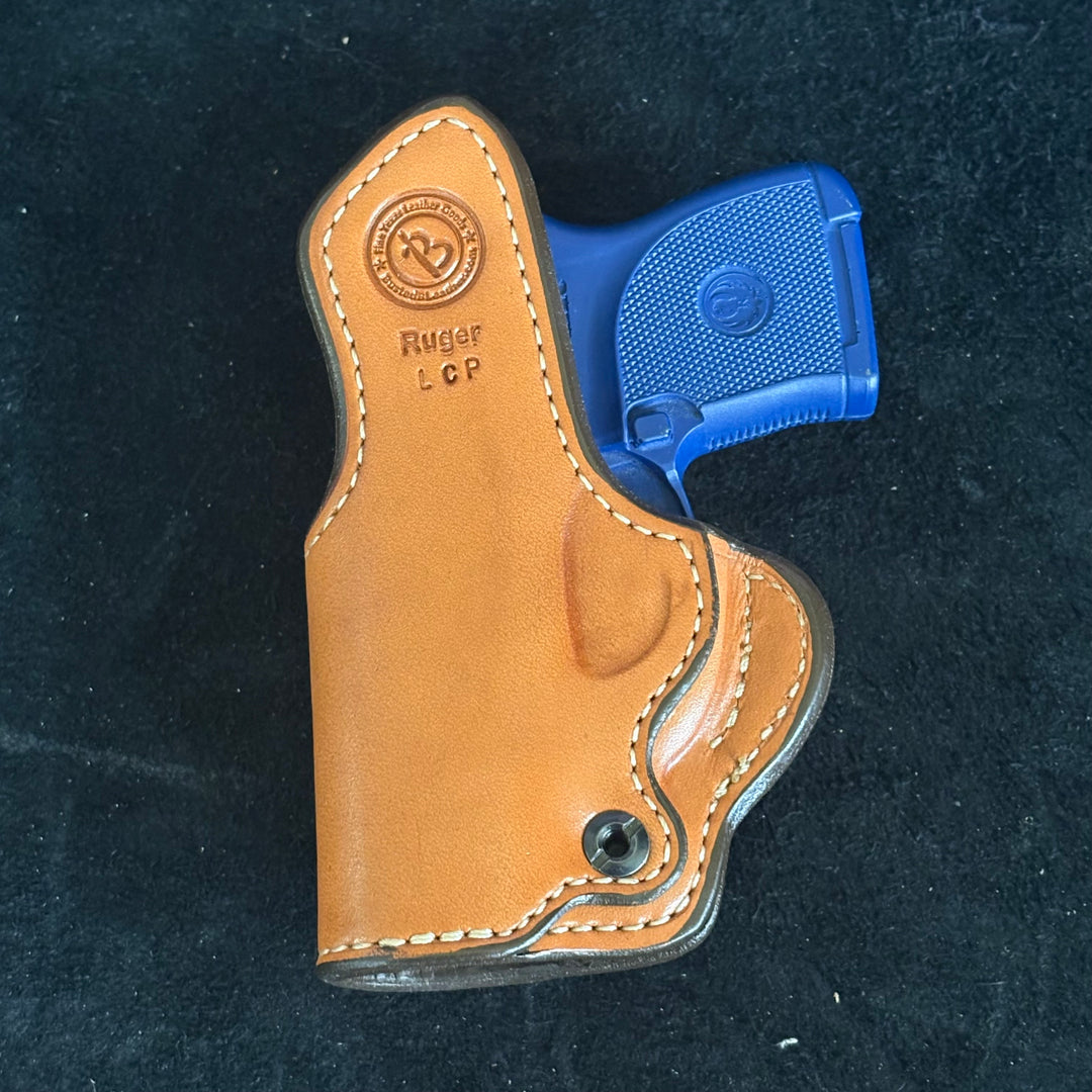 *In Stock* RH IWB w/Metal Belt Clip Ruger LCP - Chestnut