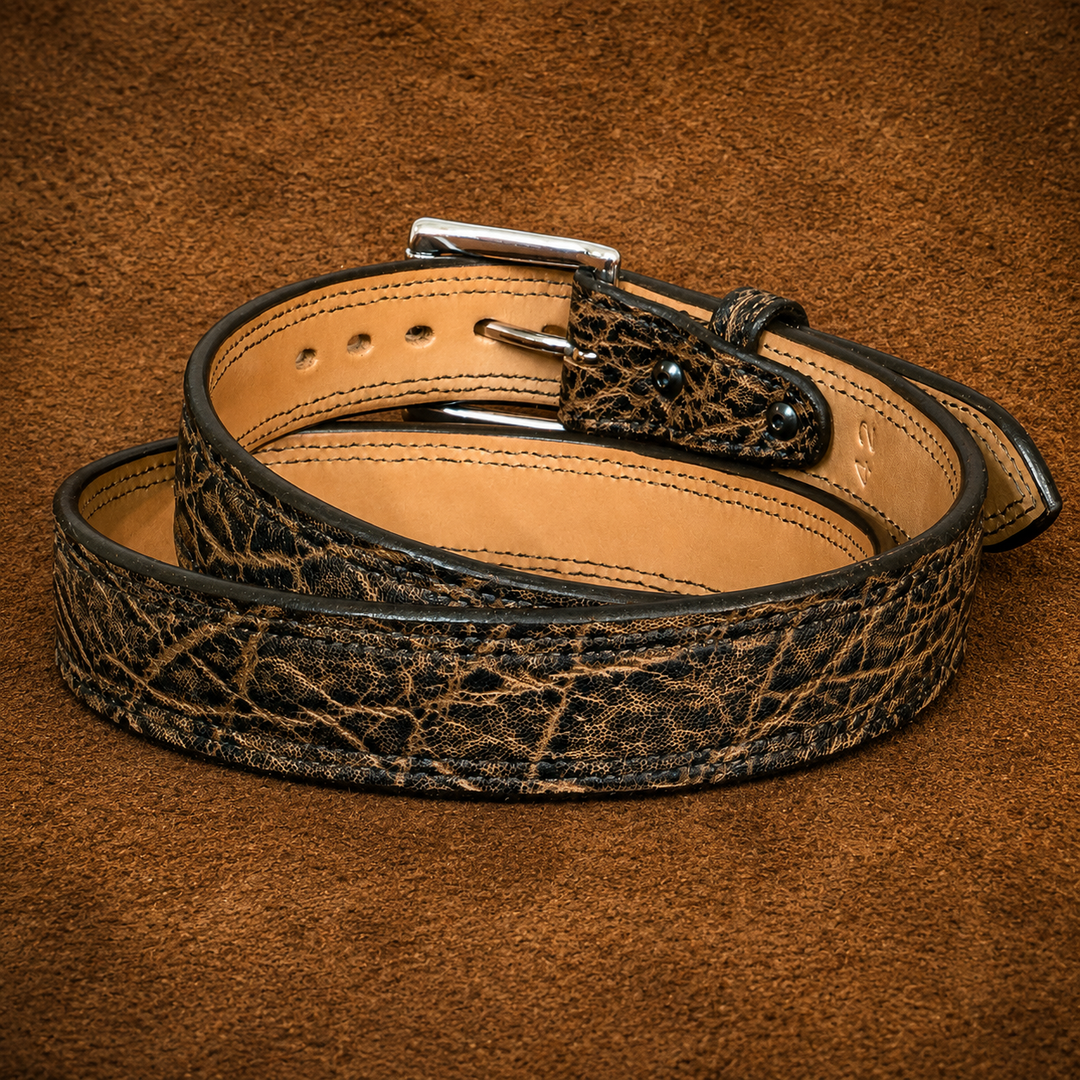 *In Stock* 1.5" Double Stitch Carry Belt - Genuine Super Exotic