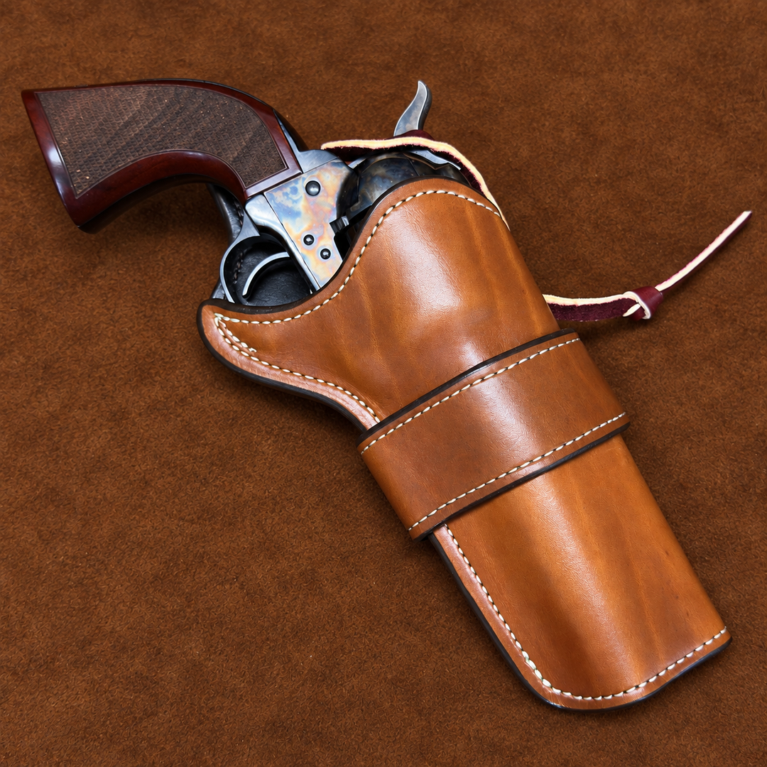 *In Stock* RH Cross Draw Rancher Holster Colt SAA &amp; Clones 4.75" - Saddle Oil Finish