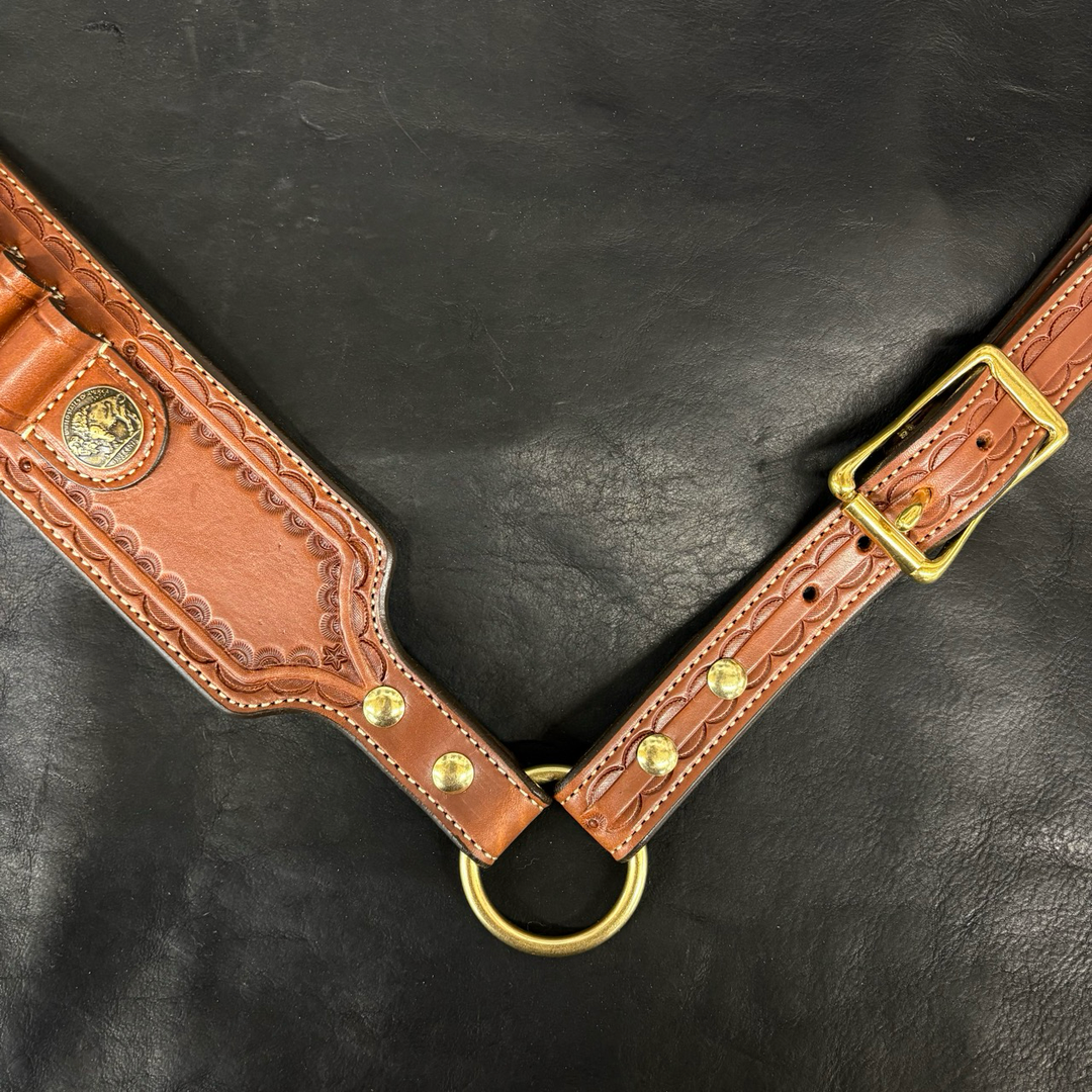 *In Stock* Guide Gun Rifle Sling Hand Tooled Border (Various Colors/Calibers)
