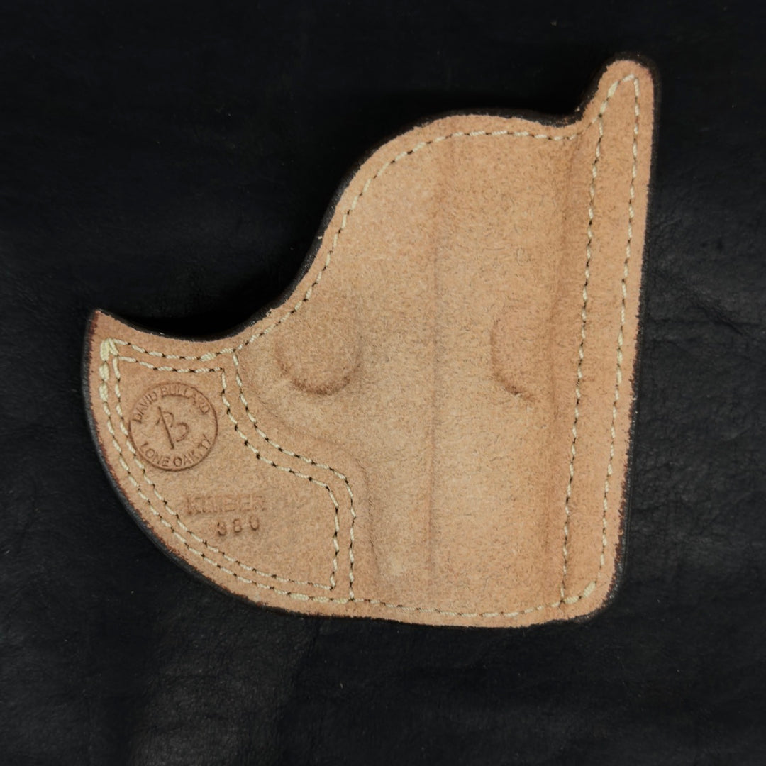 *In Stock* Ambidextrous Pocket Holster - Natural Rough Out Leather