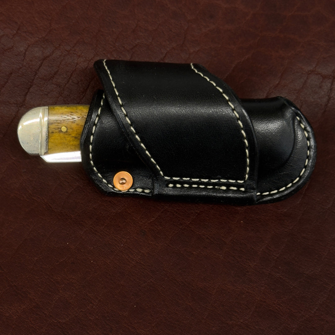 *Made to Order* Premium Sideways Knife Sheath for a Case 2-Blade Trapper Knife