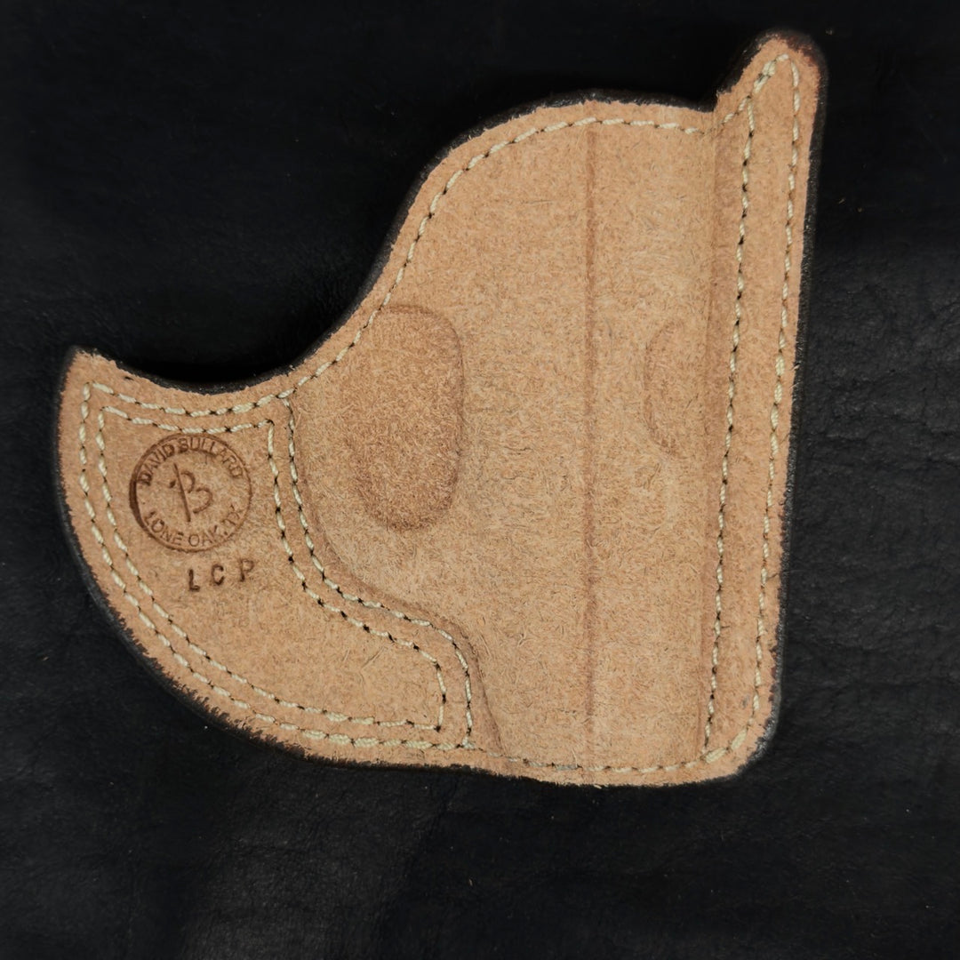 *In Stock* Ambidextrous Pocket Holster - Natural Rough Out Leather