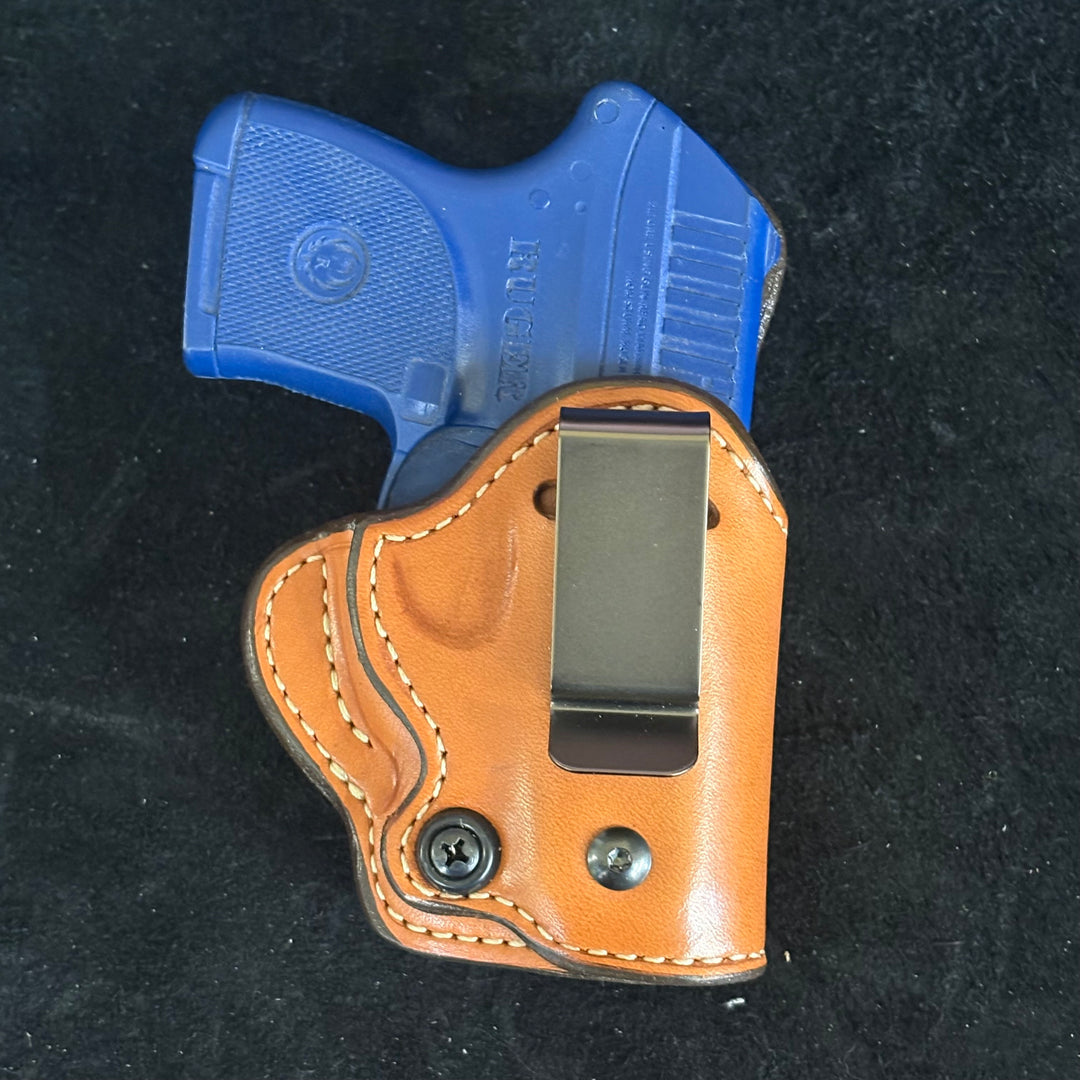 *In Stock* RH IWB w/Metal Belt Clip Ruger LCP - Chestnut