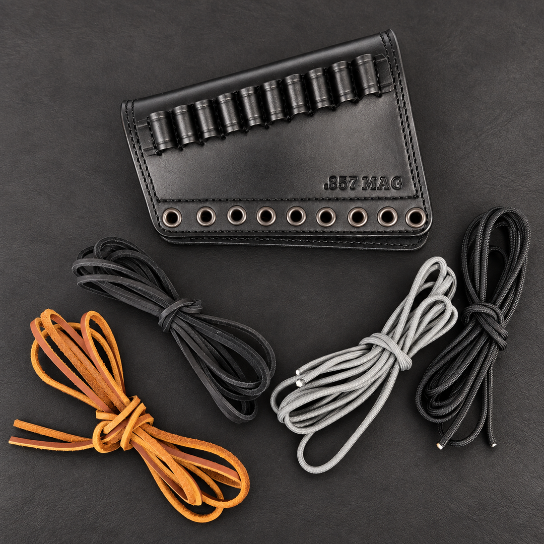 *In Stock* Leather Butt-Cover w/Ammo Loops - Lever-Action Rifles Winchester, Marlin, Henry, Rossi