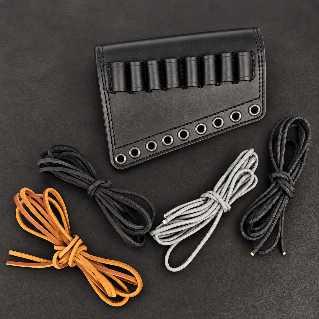 *In Stock* Leather Butt-Cover w/Ammo Loops - Lever-Action Rifles Winchester, Marlin, Henry, Rossi