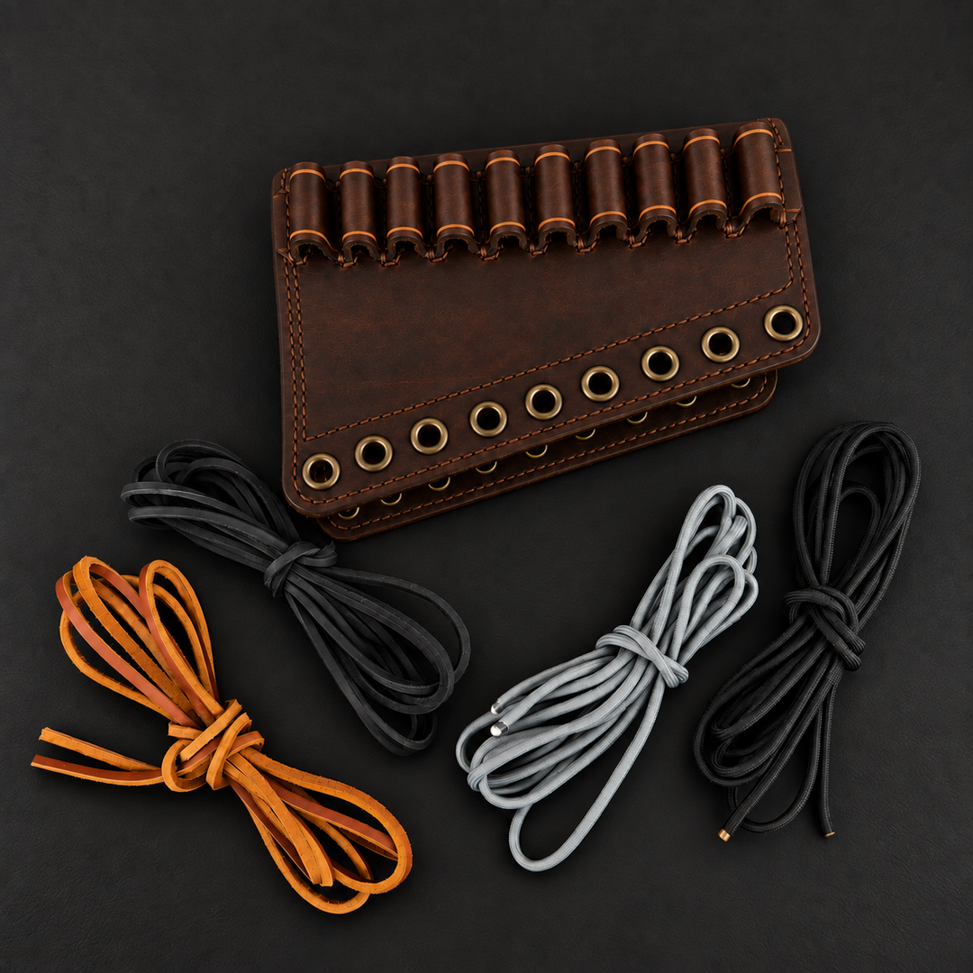*In Stock* Leather Butt-Cover w/Ammo Loops - Lever-Action Rifles Winchester, Marlin, Henry, Rossi