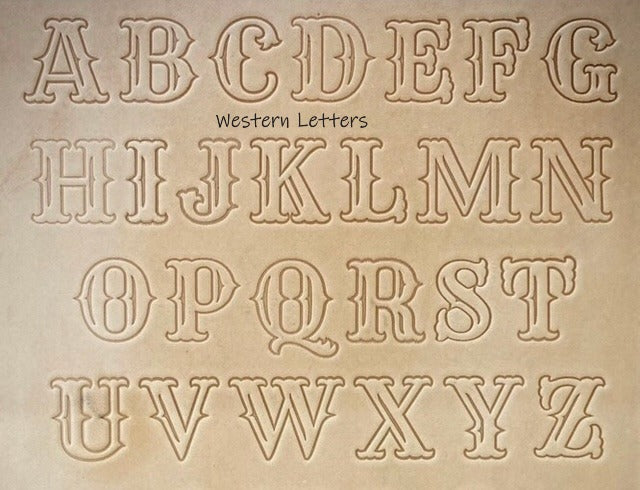 sample of letter font