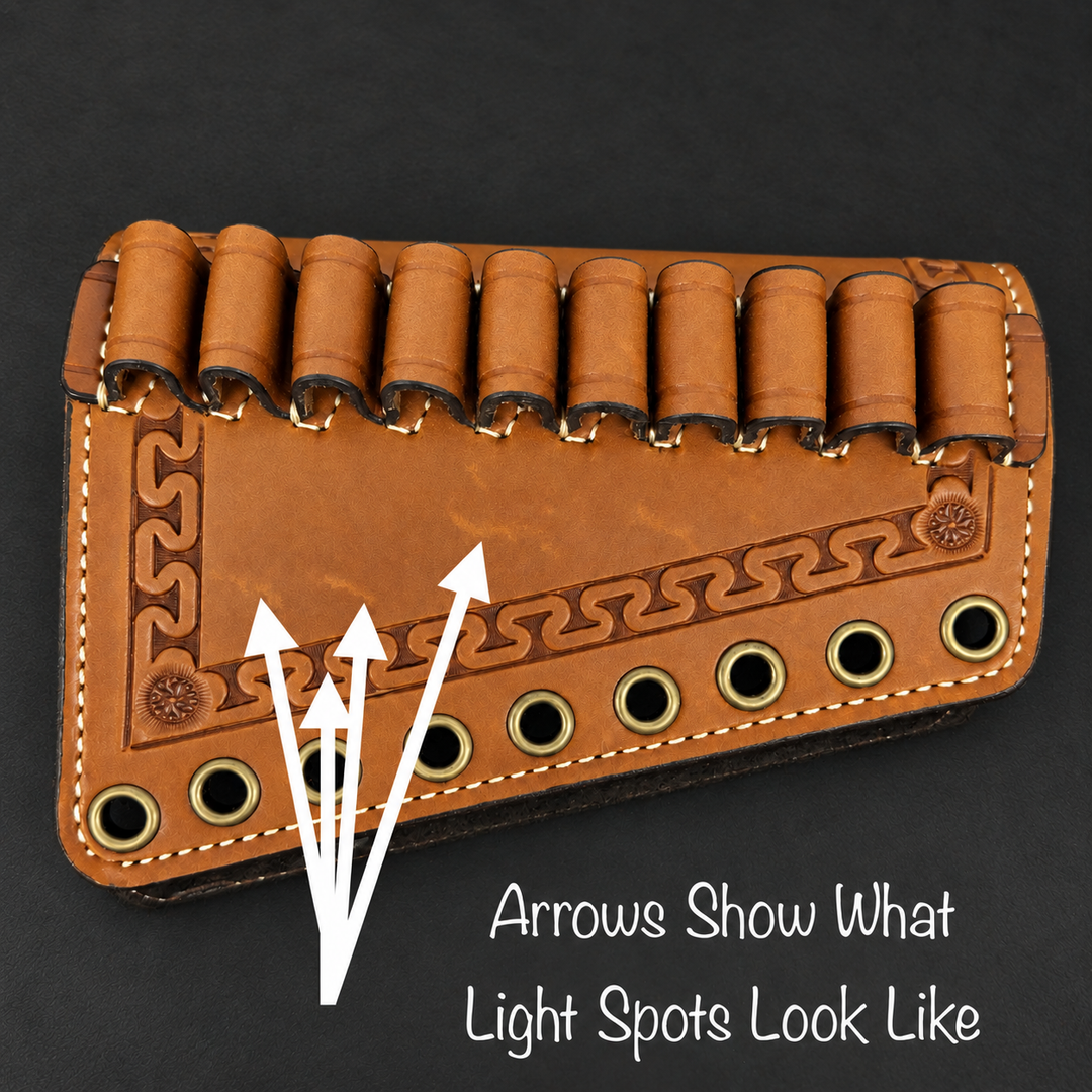*In Stock* Leather Butt-Cover w/Ammo Loops - Lever-Action Rifles Winchester, Marlin, Henry, Rossi