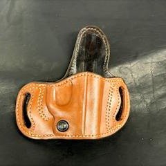 *Ammo Depot* ITEM #: 204 RH Belt Slide Holster S&W Bodyguard 380 2.0 Saddle Oil Finish w/Natural Stitch