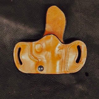 *In Stock* Belt Slide Unlined Holster 1911 All Barrel Lengths Optic Ready - Busted B Leather