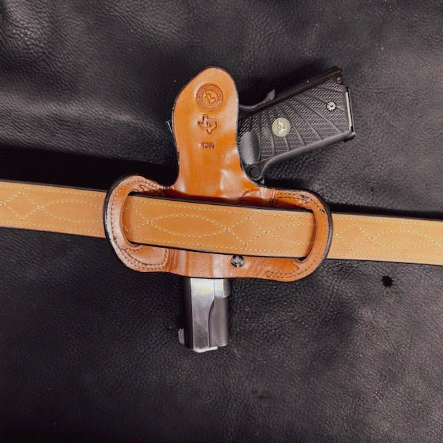 *In Stock* Belt Slide Unlined Holster 1911 All Barrel Lengths Optic Ready - Busted B Leather