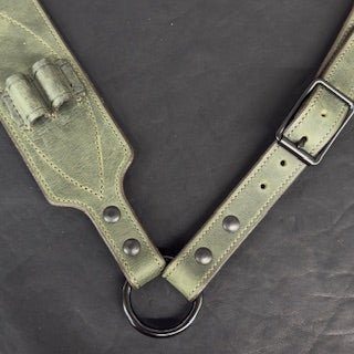 *In Stock* Big Game Rifle Sling in Genuine Weathered Hunter Green Water Buffalo .45-70 Govt &amp; .308