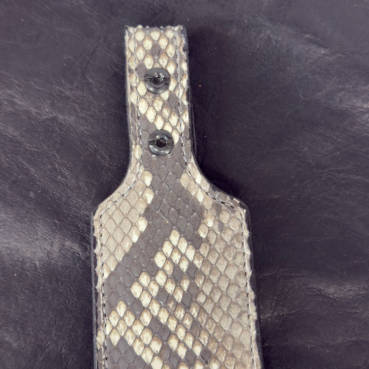 *In Stock* Exotic Rifle Sling - Genuine Diamondback Rattlesnake or Python - Busted B Leather