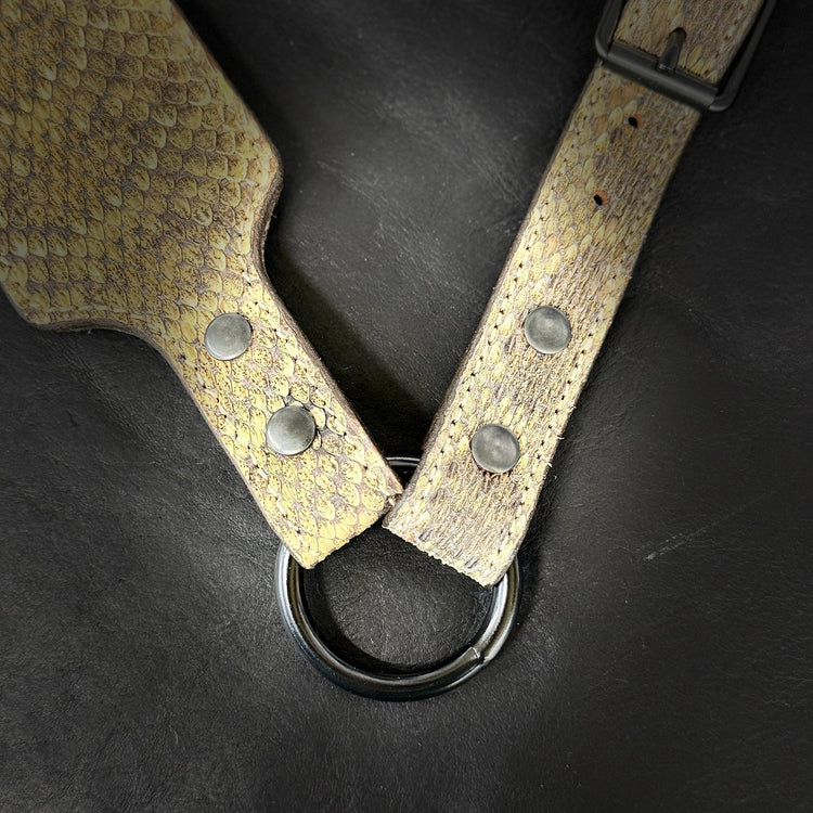 *In Stock* Exotic Rifle Sling - Genuine Diamondback Rattlesnake or Python - Busted B Leather