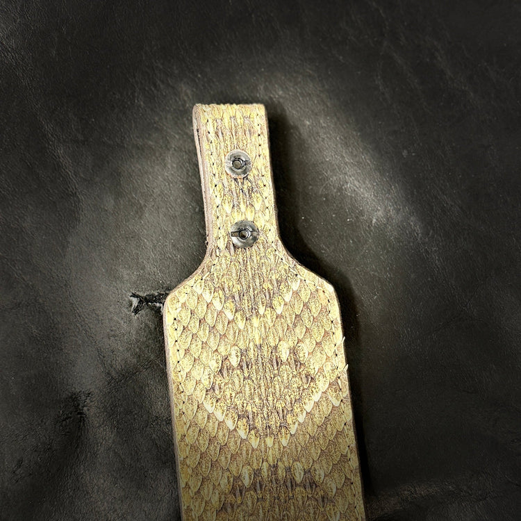 *In Stock* Exotic Rifle Sling - Genuine Diamondback Rattlesnake or Python - Busted B Leather
