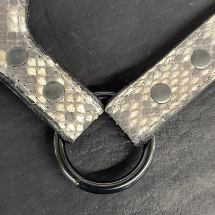 *In Stock* Exotic Rifle Sling - Genuine Diamondback Rattlesnake or Python - Busted B Leather