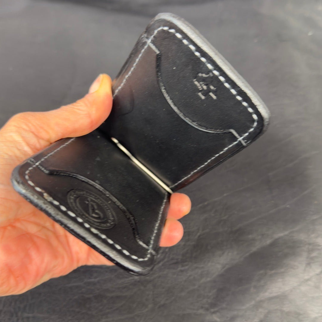 *In Stock* Front Pocket Money Clip Wallet Genuine Elephant - Busted B Leather