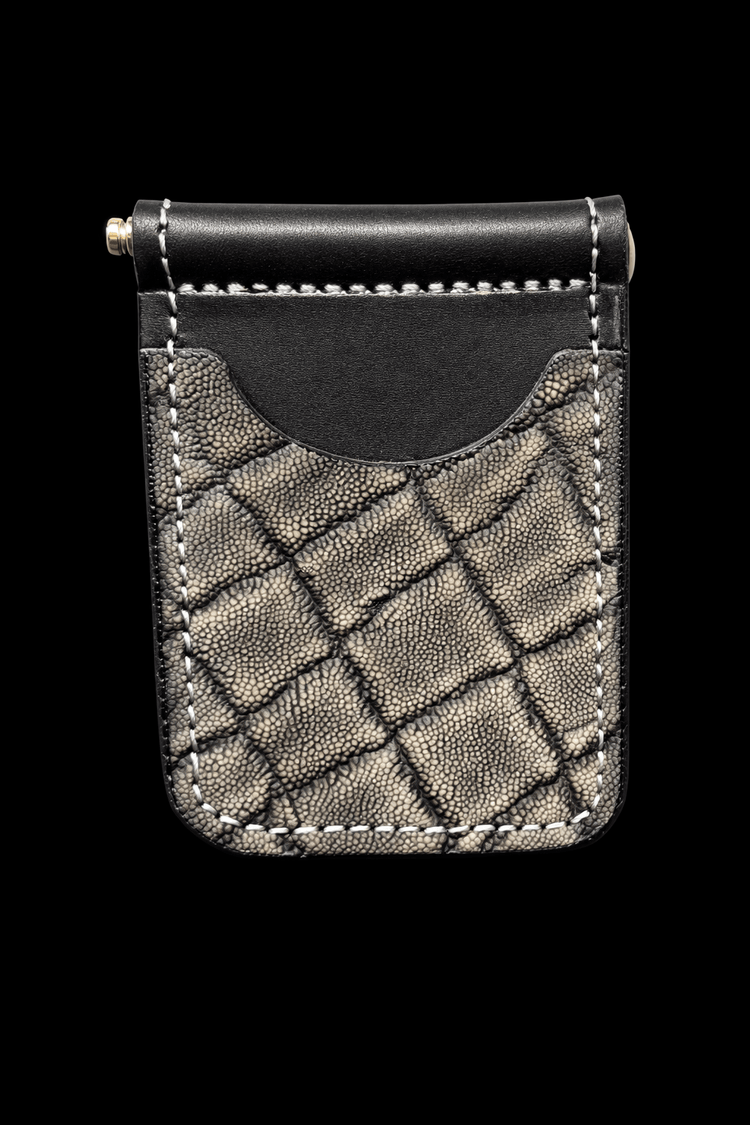 *In Stock* Front Pocket Money Clip Wallet Genuine Elephant - Busted B Leather