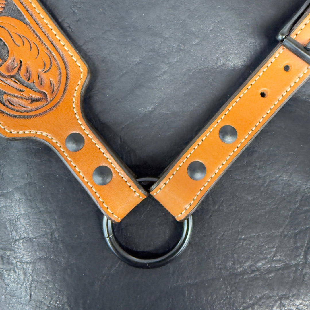 *In Stock* Hand Carved Floral Leather Rifle Sling - Busted B Leather
