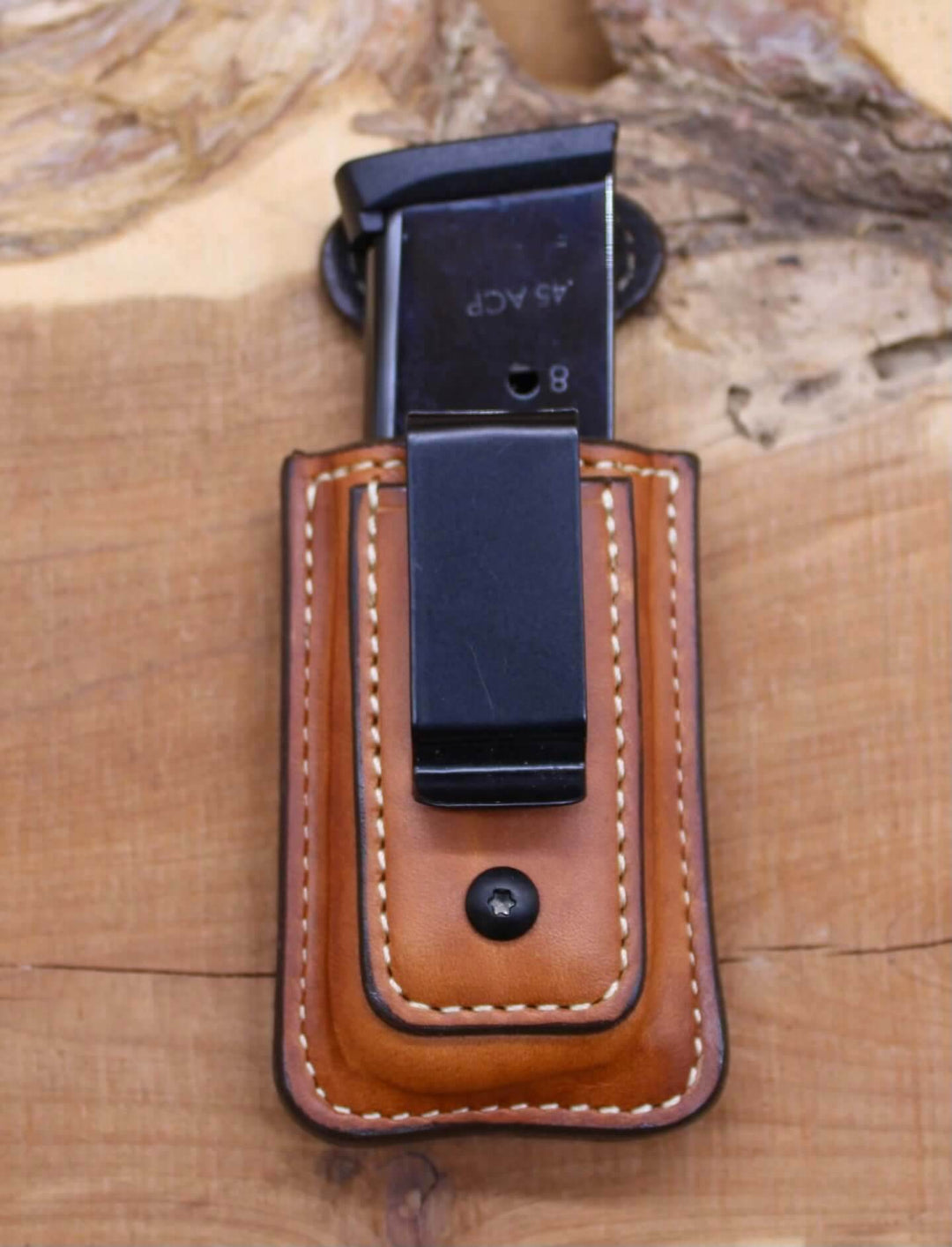 *In Stock* IWB Single Mag Pouch w/Metal Belt Clip - 1911 8 Rounds