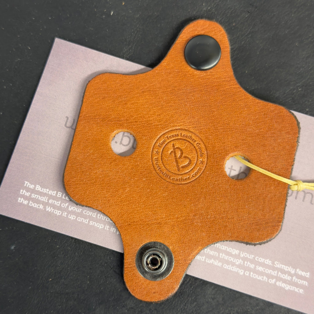 *In Stock* Leather Cord Keepers - Busted B Leather