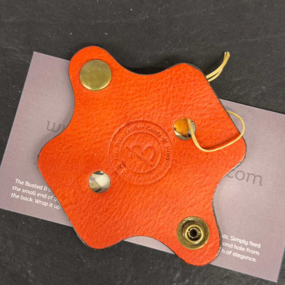 *In Stock* Leather Cord Keepers - Busted B Leather
