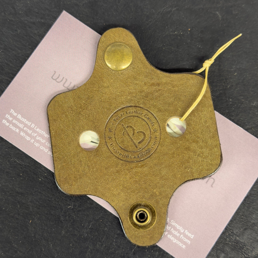 *In Stock* Leather Cord Keepers - Busted B Leather
