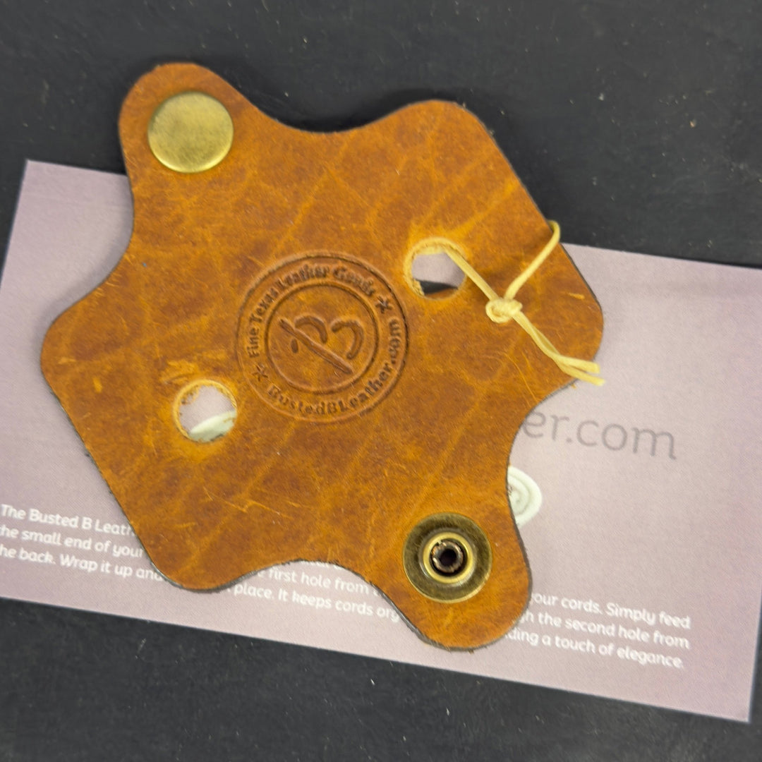 *In Stock* Leather Cord Keepers - Busted B Leather