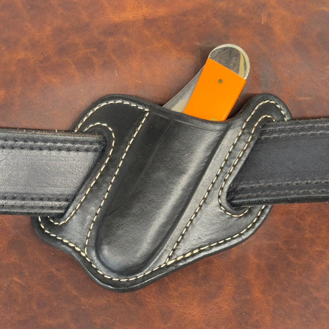*In Stock* Leather Knife Sheath for Standard Copperlock - Busted B Leather