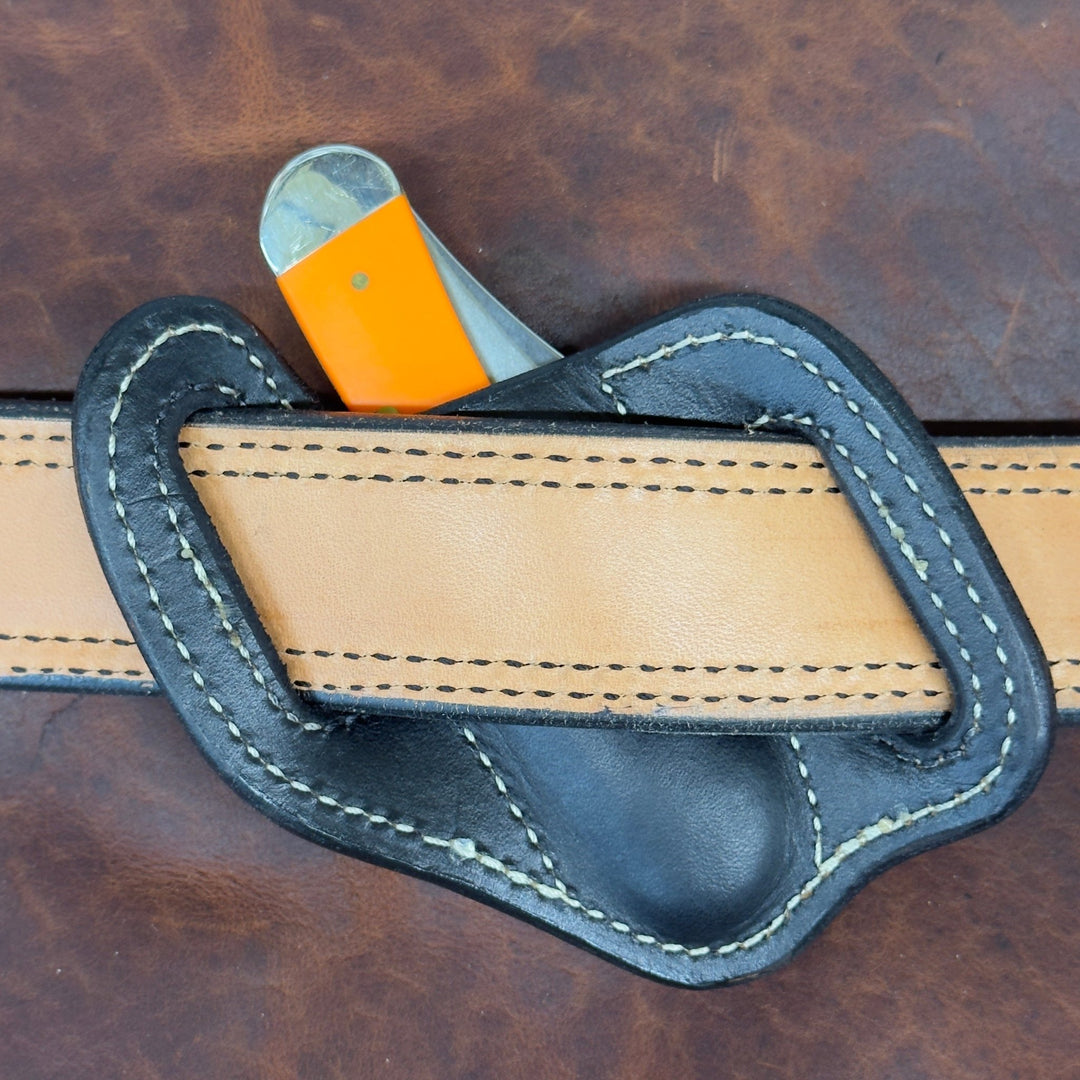 *In Stock* Leather Knife Sheath for Standard Copperlock - Busted B Leather