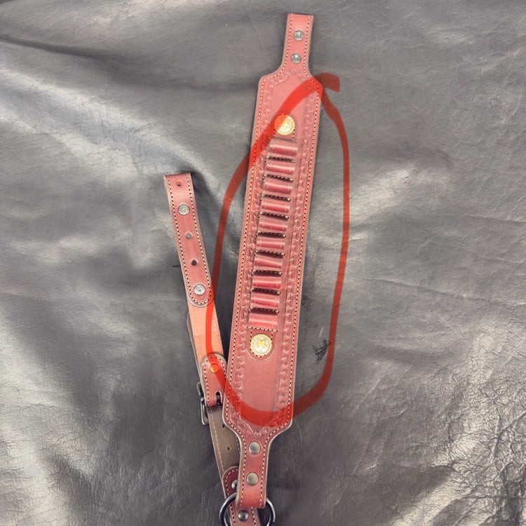 *In Stock* *Perfectly Imperfect* Guide Gun Rifle Sling Lever Action Guide Guns (Various Leathers & Calibers) - Busted B Leather