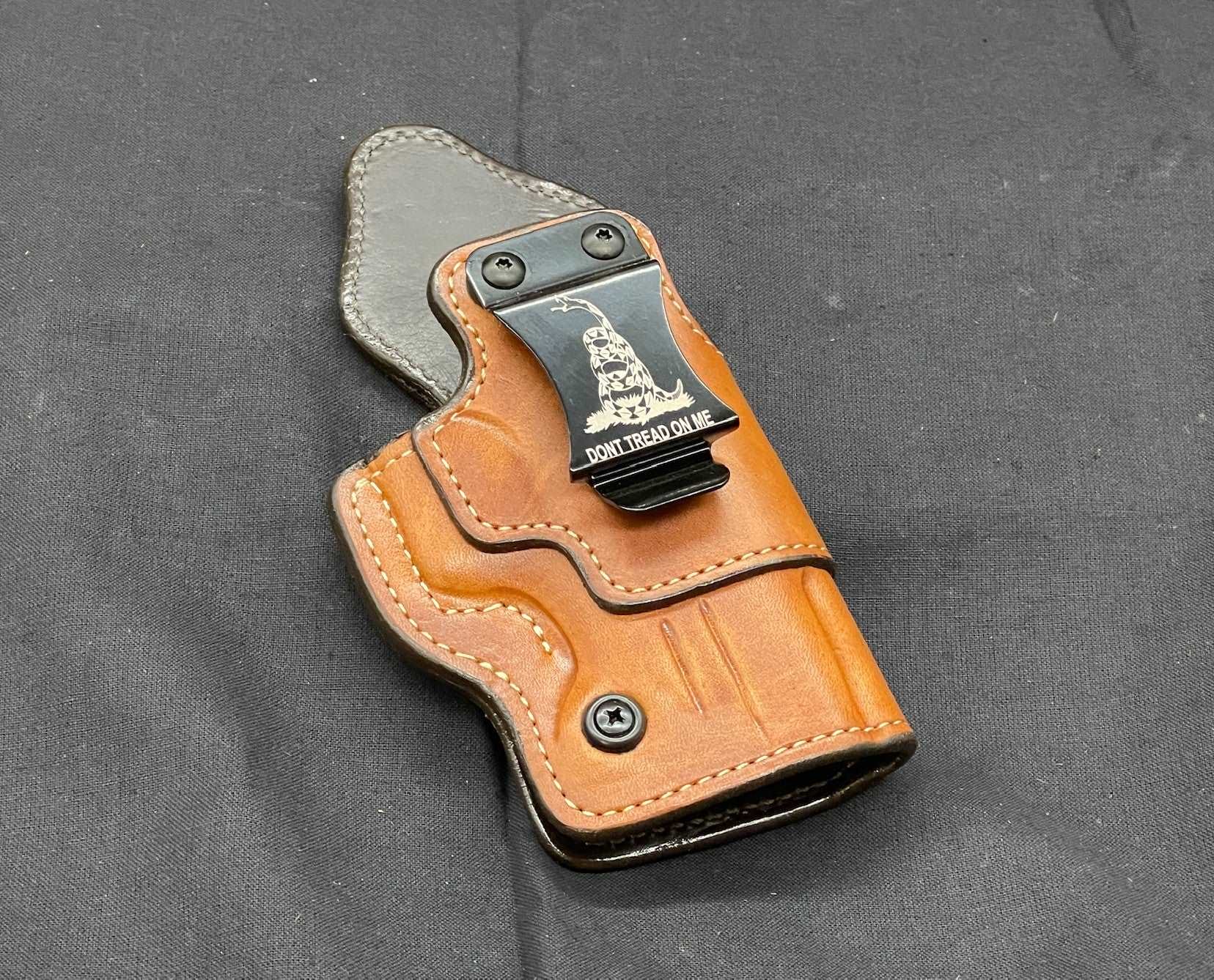 *In Stock* RH IWB Staccato C2 Optic Ready Saddle Oil Finish/Natural Metal Belt Clip