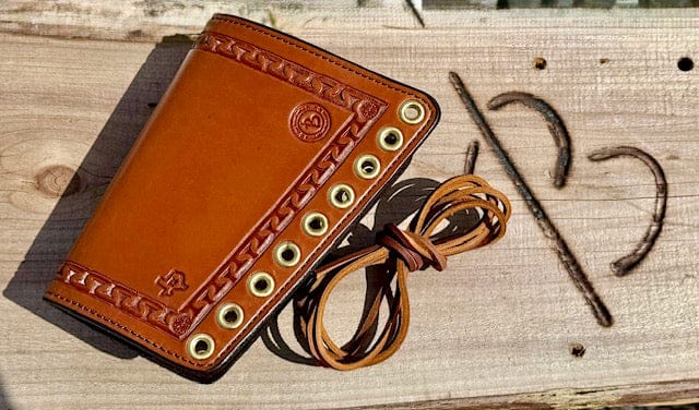 *In Stock* LH Leather Butt-Cover w/Ammo Loops 45-70 Govt in Dark Brown Leather w/Natural Stitch Lever-Action Rifles Winchester, Marlin, Henry, Rossi