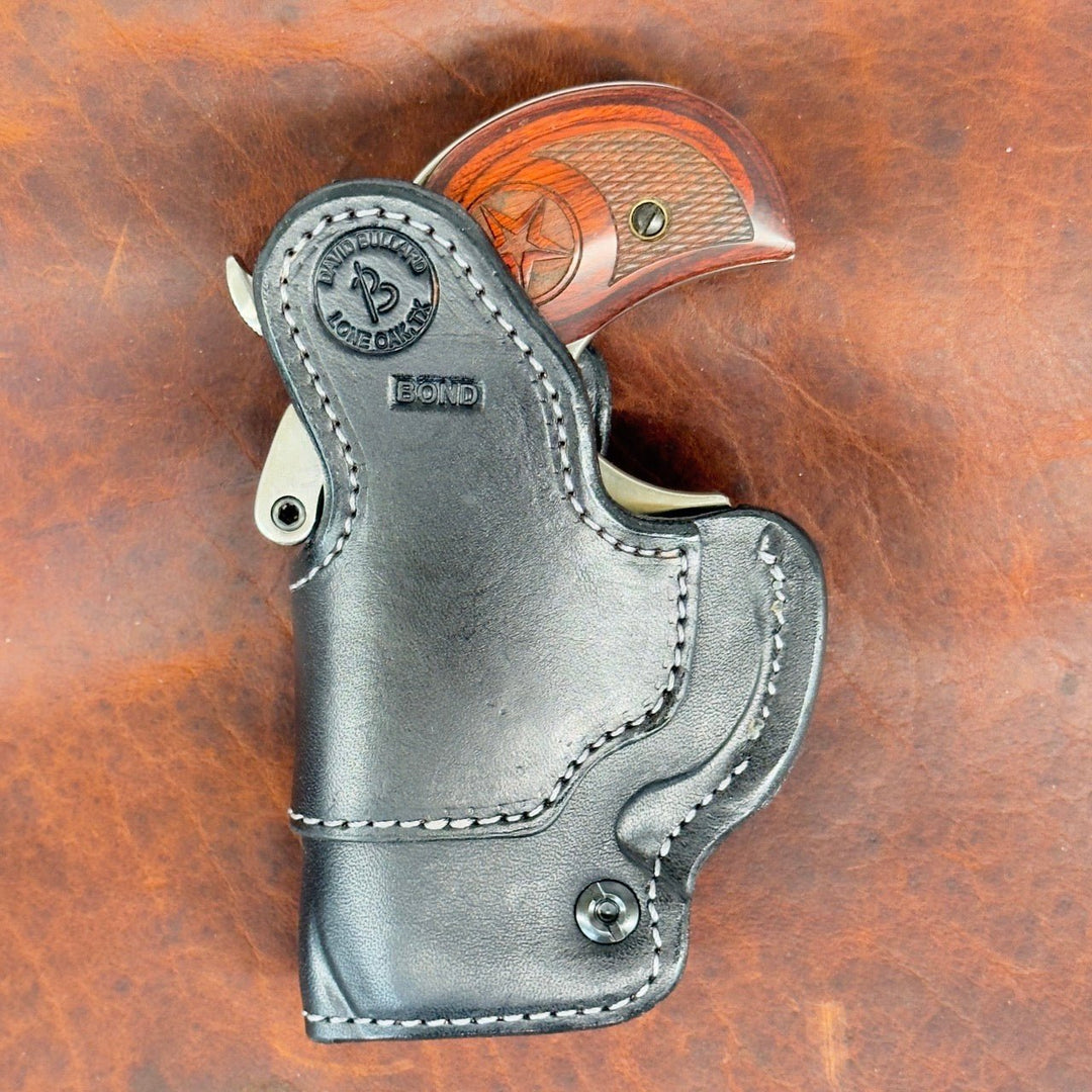 *In Stock* RH Side/LH SOB IWB for Bond Arms Cyclops w/Metal Belt Clip - Busted B Leather