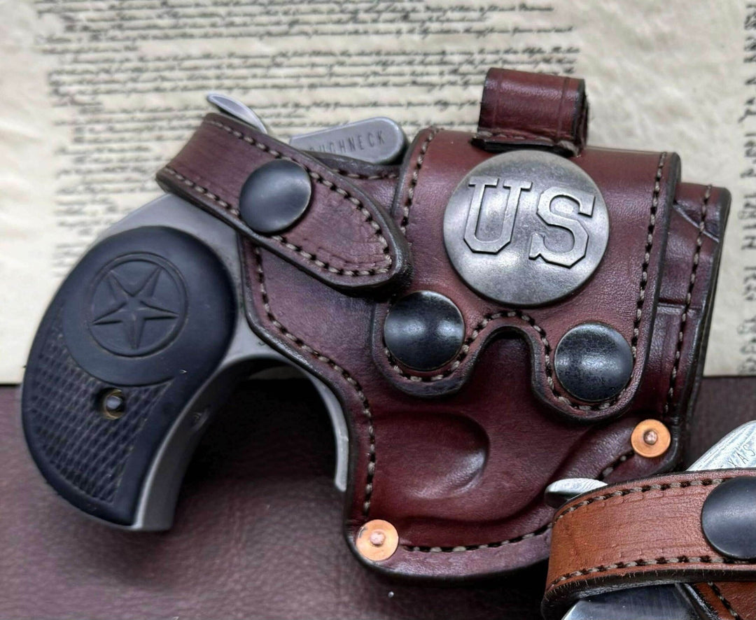 *In Stock* RH Sidewinder Holster for Bond Arms 3", 3.5", 4.25", or 6" .45 .410 U.S. Concho &amp; 2 Ammo Loops