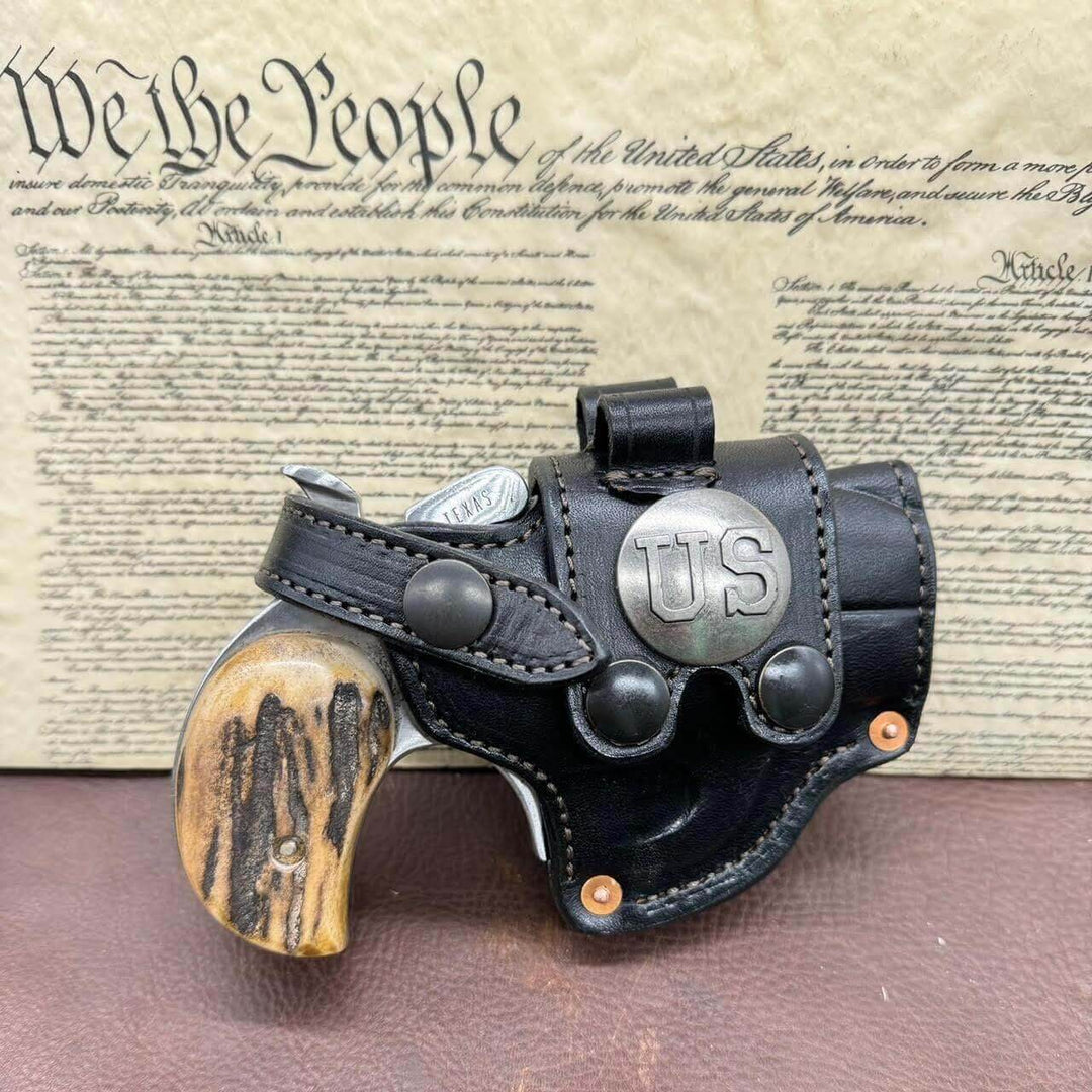 *In Stock* RH Sidewinder Holster for Bond Arms 3", 3.5", 4.25", or 6" .45 .410 U.S. Concho &amp; 2 Ammo Loops