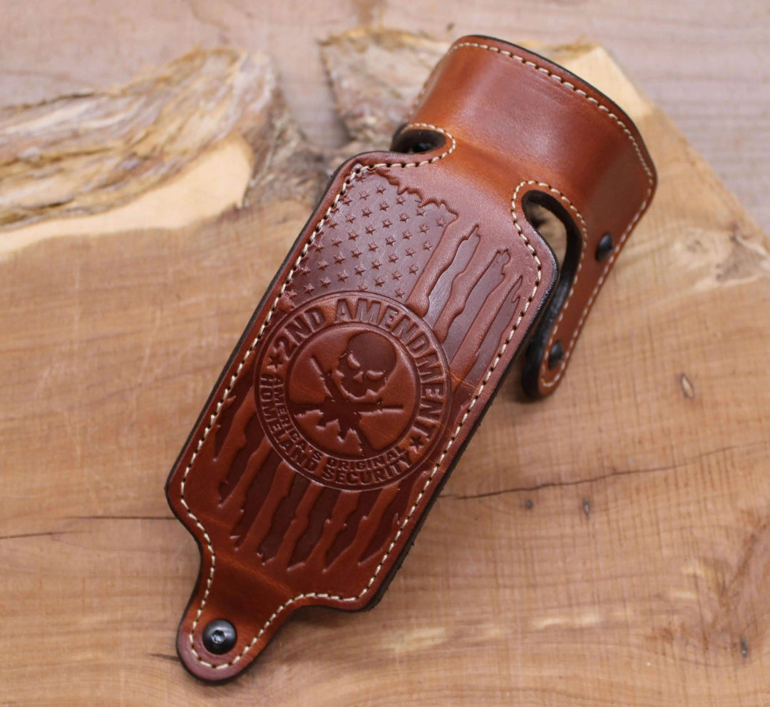 *In Stock* Shockwave Raptor F1 Forend Strap for Mossberg &amp; Remington TAC 870 Shotguns Saddle Oil Finish w/ 2A Stamp