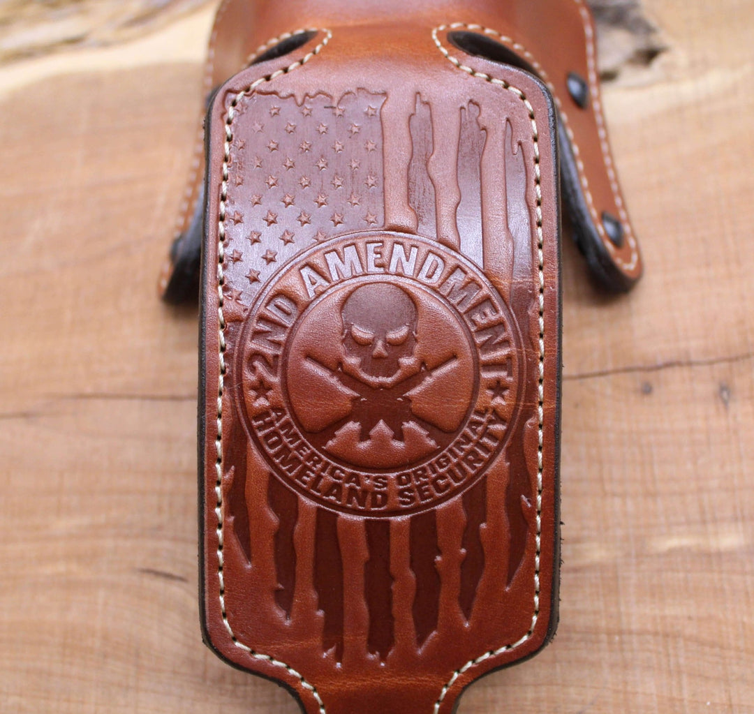 *In Stock* Shockwave Raptor F1 Forend Strap for Mossberg &amp; Remington TAC 870 Shotguns Saddle Oil Finish w/ 2A Stamp