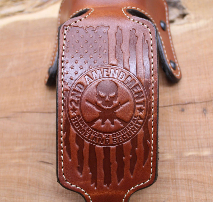 *In Stock* Shockwave Raptor F1 Forend Strap for Mossberg & Remington TAC 870 Shotguns Saddle Oil Finish w/ 2A Stamp
