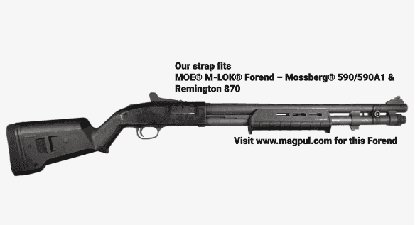 *Made to Order* Shockwave Raptor F1 Forend Strap – Genuine Elephant for Mossberg &amp; TAC 870