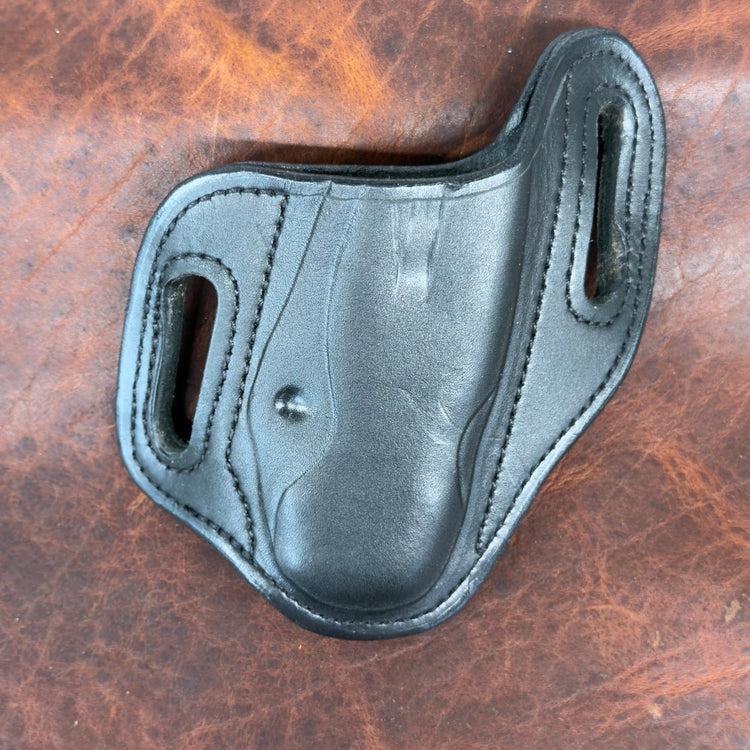 *In Stock* Slant Knife Sheath for Spyderco Para Military 2 - Busted B Leather