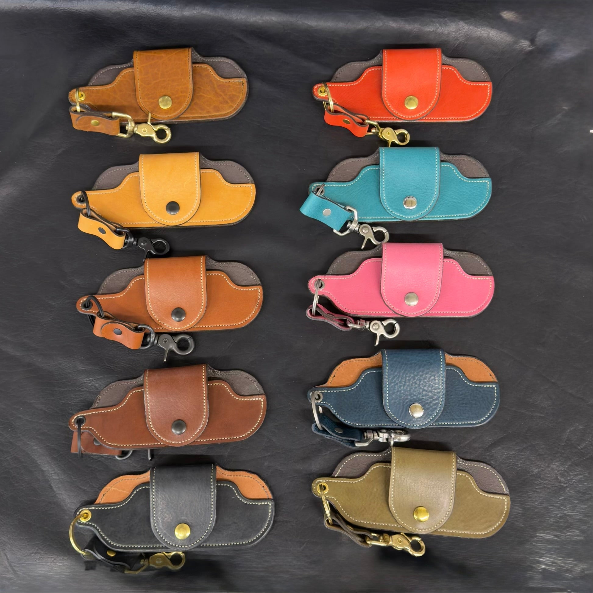 Leather Sunglass/Eyeglass Case - Busted B Leather