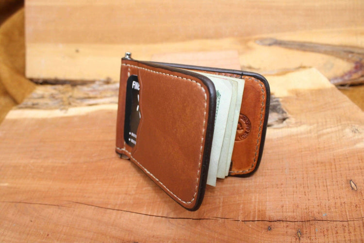 *Made to Order* Front Pocket Money Clip Wallet Saddle Oil Finish