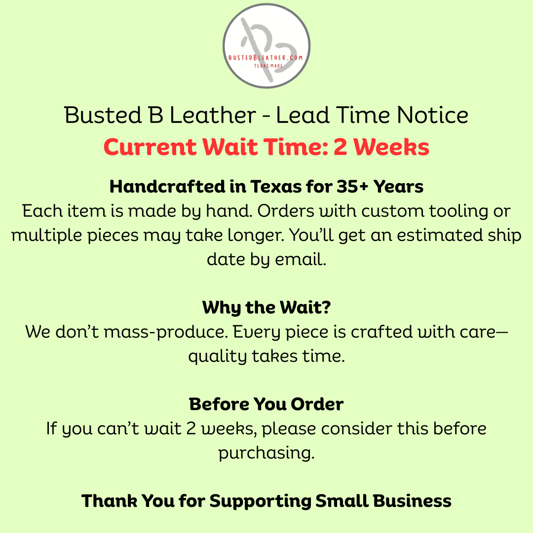 *Made to Order* Lever Leather Wrap Service